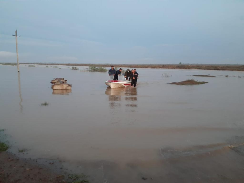 Түркістан облысында су тасқыны қаупі төнген 3 ауылдың халқы эвакуацияланып жатыр 