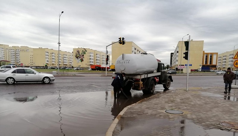 В Нур-Султане за ночь выпала полумесячная норма осадков   