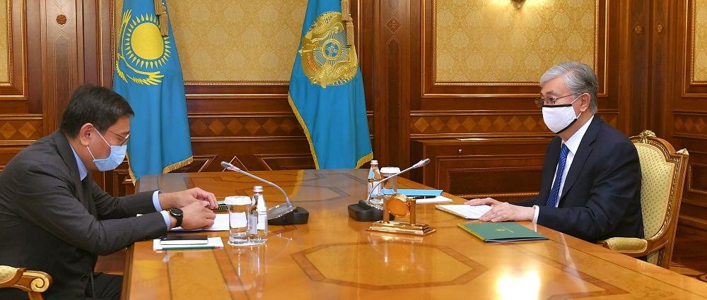 Касым-Жомарт Токаев принял председателя Нацбанка Ерболата Досаева