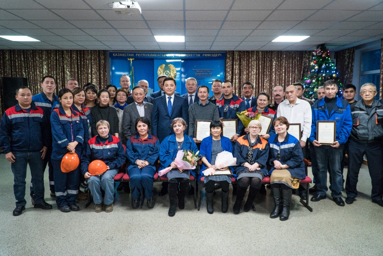 "Астана-Энергия" қызметкерлеріне сыйақы берілді