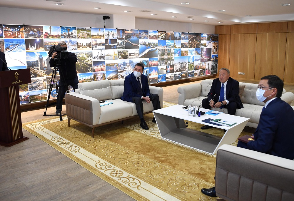 Алтай Кульгинов рассказал Нурсултану Назарбаеву о ходе застройки стоицы