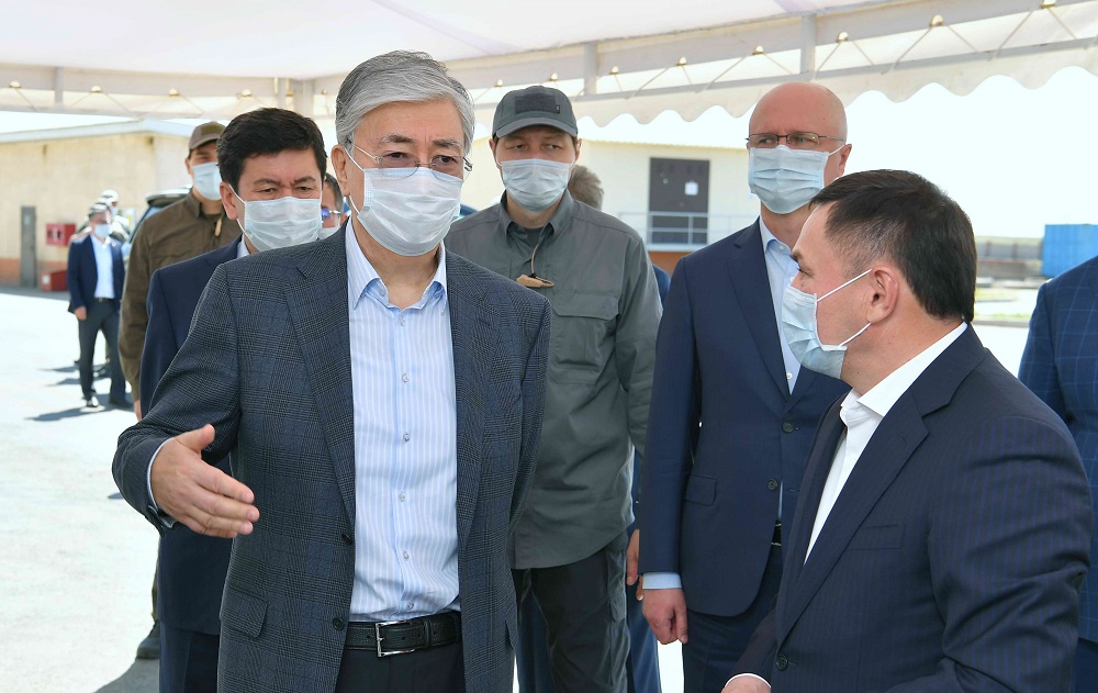 Касым-Жомарт Токаев  посетил ТОО Astana Ceramic