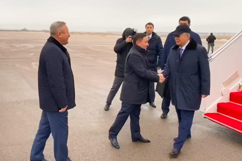 Президент РК прибыл с рабочей поездкой в Кокшетау   