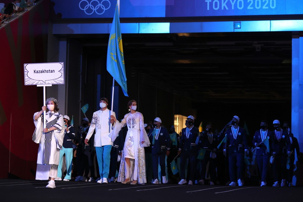 Ольга Рыпакова в шикарном наряде покорила зрителей открытия Олимпийских игр
