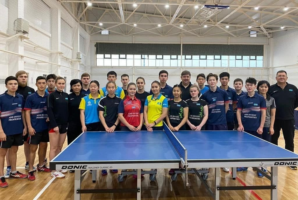 Үстел теннисінің өкілдері жаттығу жиынына кірісті 