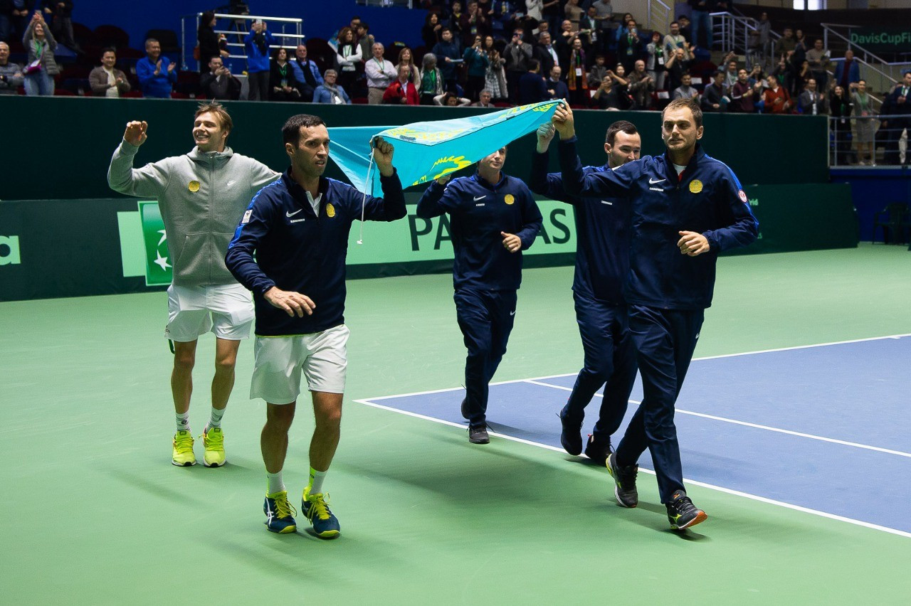 Когда выступит команда Казахстана по теннису в Кубке Дэвиса