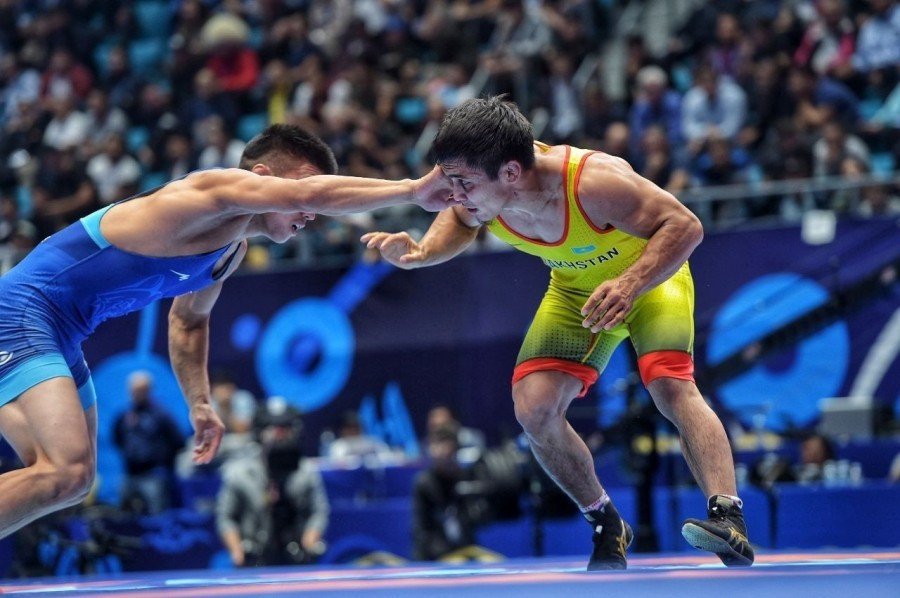 Борцы вольного стиля готовятся к домашнему чемпионату Азии
