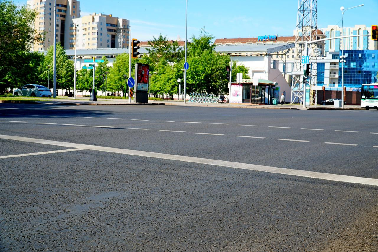 Елордада Конституция көшесі жартылай жабық тұр 