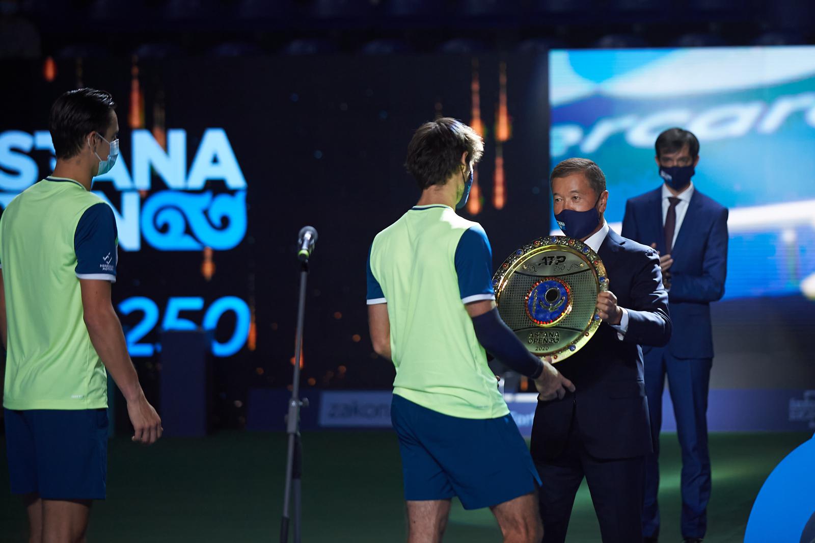 Astana Open. Жұптық сында бельгиялықтар жеңіске жетті