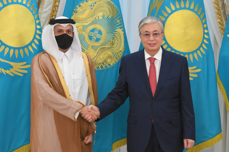 Президент Мұхаммед бен Абдулрахман Әл Тәниді қабылдады 