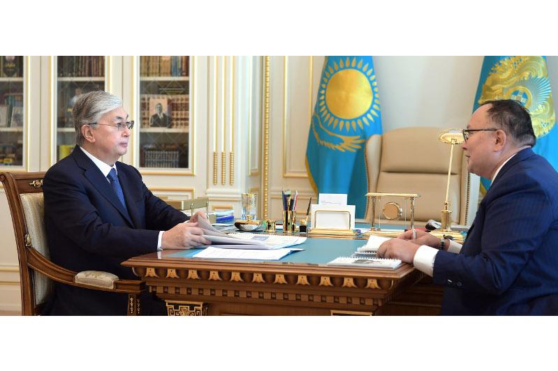Президент «Қазақтелеком» АҚ Басқарма төрағасын қабылдады 