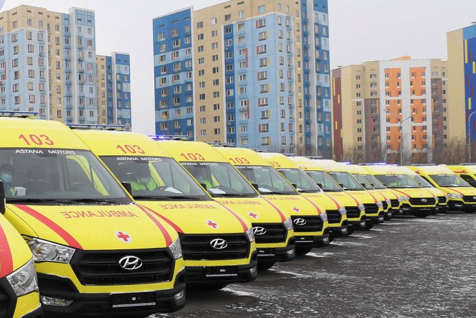 Алматы қаласына 50 реанимобиль берілді