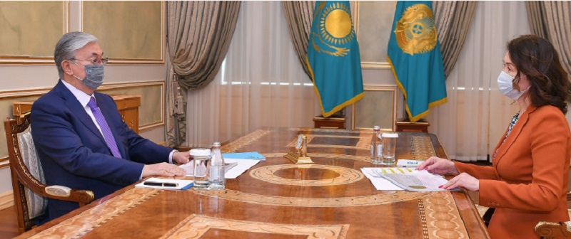 Президент РК принял Анар Жаилганову 