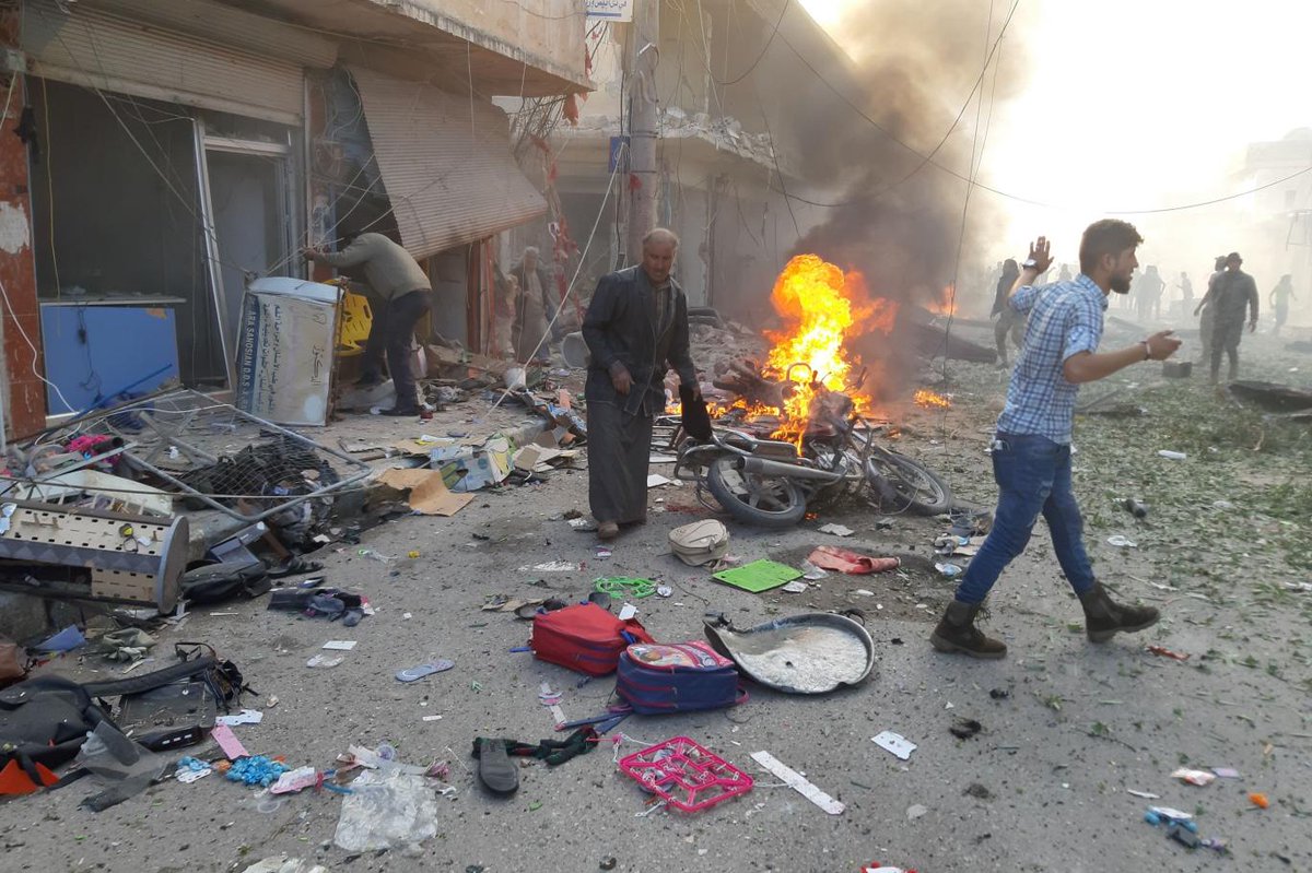 На рынке в Сирии произошел взрыв