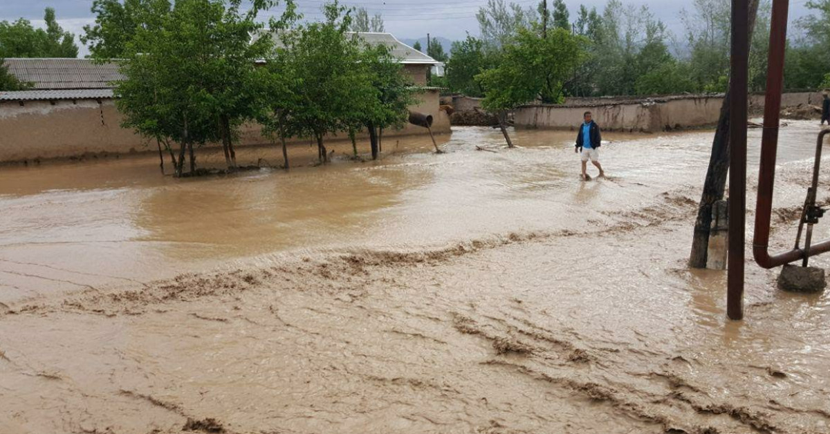 Селевые потоки на востоке Узбекистана подтопили сотни домов