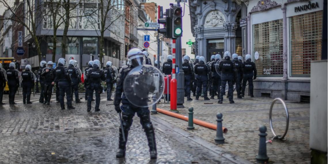 Манифестация Black Lives Matter в бельгийском Льеже вылилась в погром