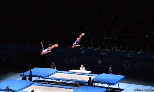 Қазақстандық спортшылар батутта секіруден әлем чемпионы атанды