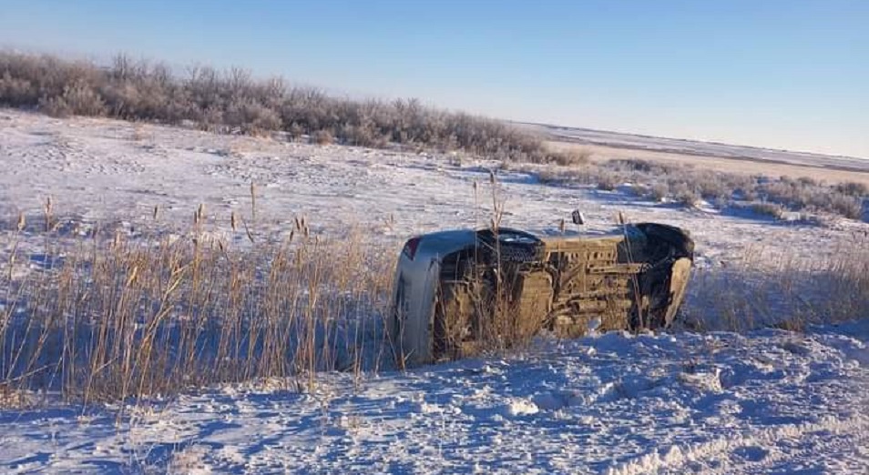 Служебное авто попало в ДТП в Восточном Казахстане
