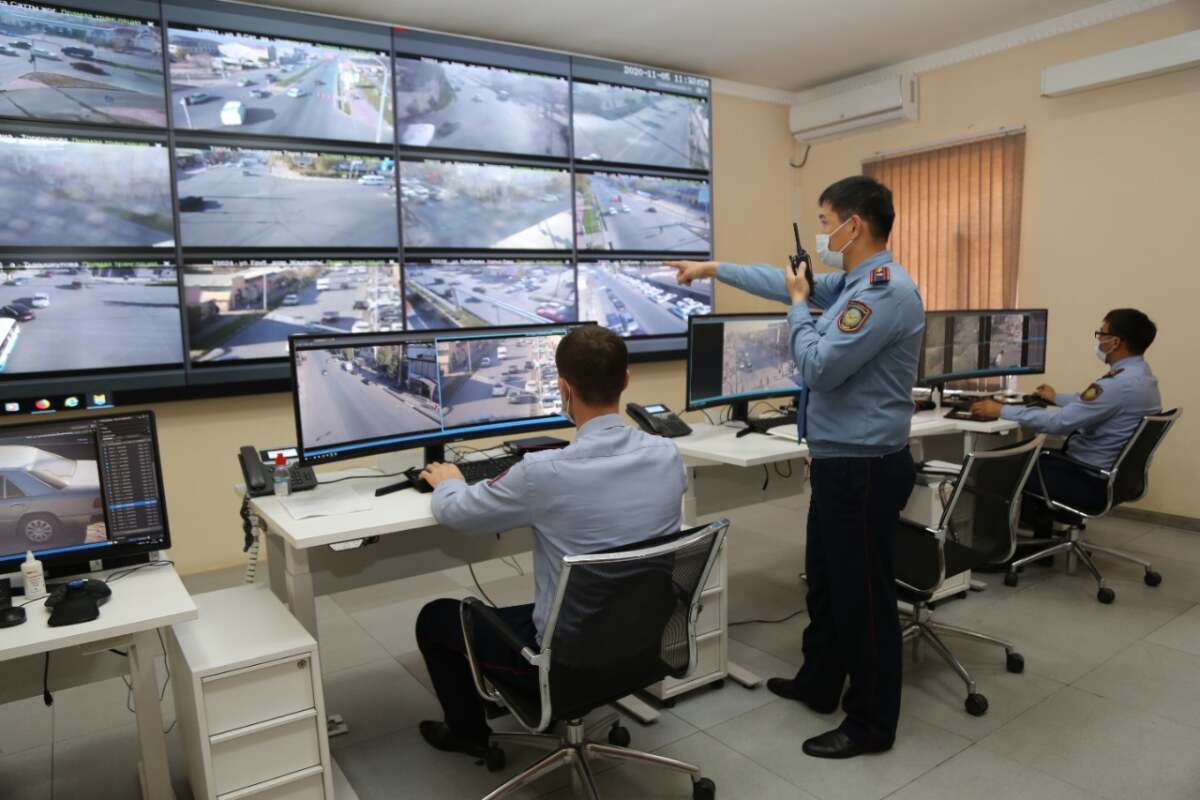 Почти 100 преступлений раскрыли полицейские Туркестанской области с помощью камер