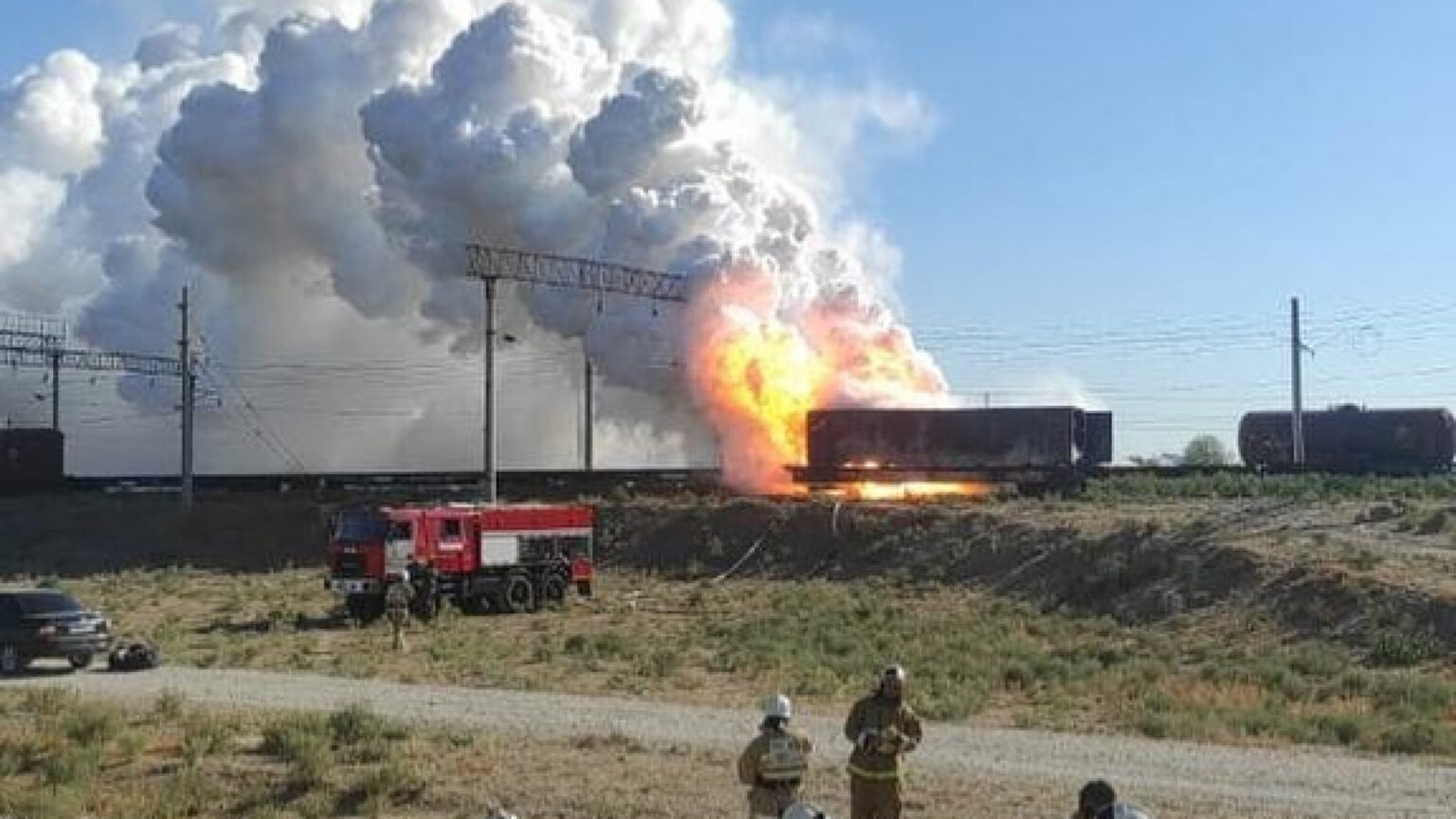 Стала известна предварительная причина пожара в Арыси