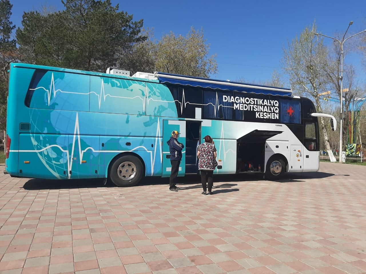 В майские праздники в Карагандинской области работают передвижные мобильные комплексы