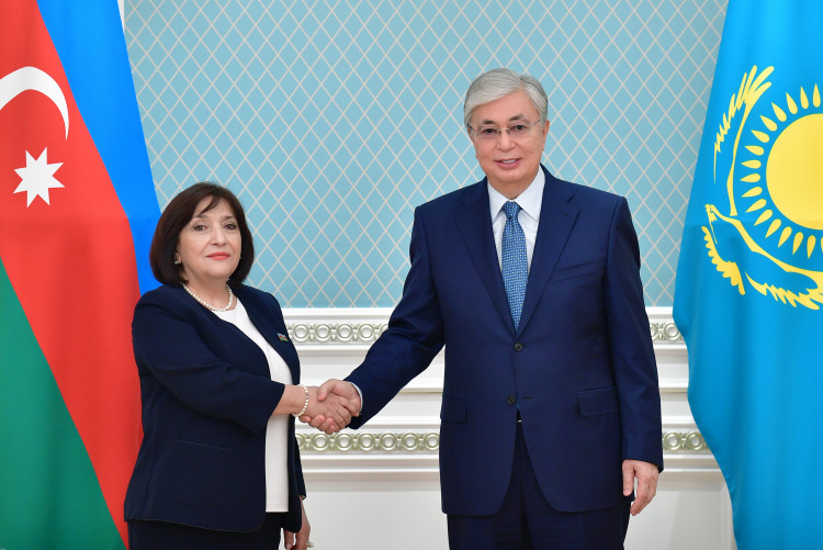 О чем президент РК говорил с председателем милли меджлиса Азербайджана