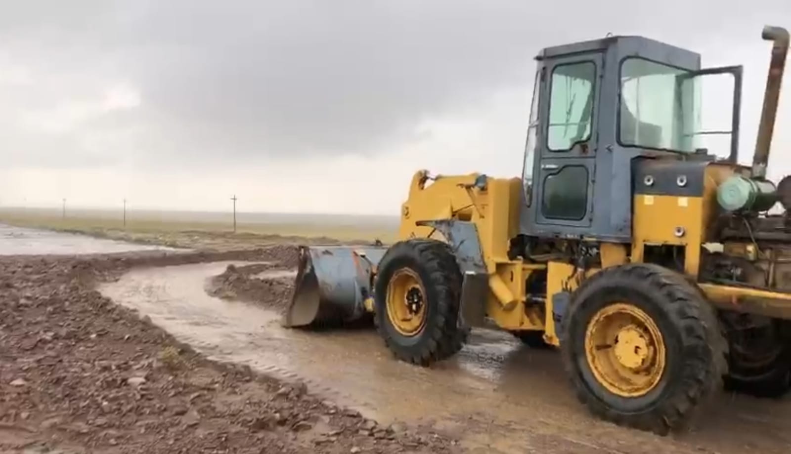 Часть села в Алматинской области затопило. Видео