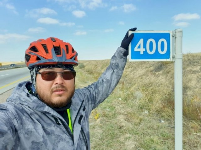 Путешественник на велосипеде объедет весь Казахстан 