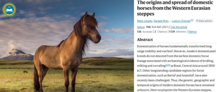 Kazakh and International Scientists Publish Their Study on Horses in Prestigious British Magazine
